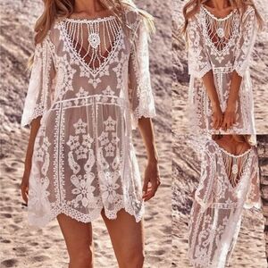 Elegant Lace Crochet Top